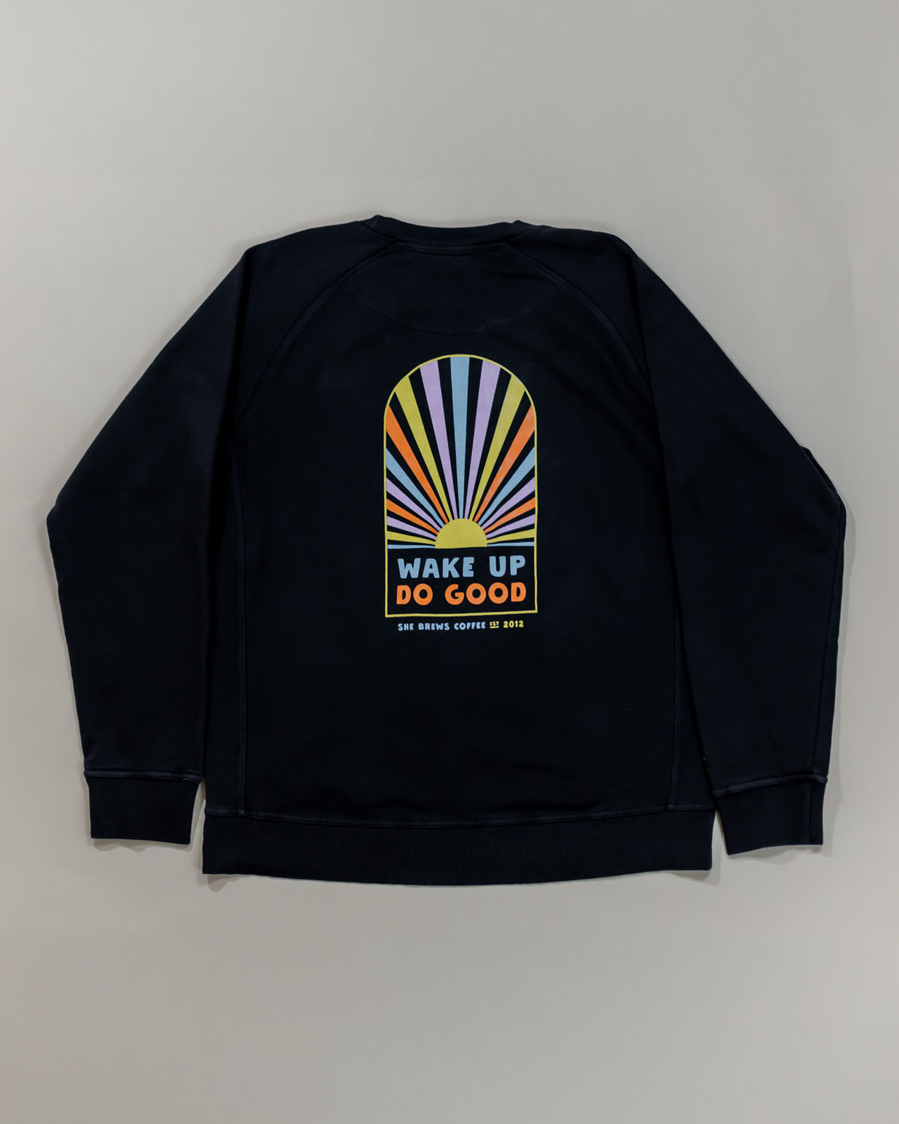 NO COFFEE × CLUBHAUS CREW SWEAT SHIRT NO COFFEE × CLUBHAUS CREW SWEAT SHIRT