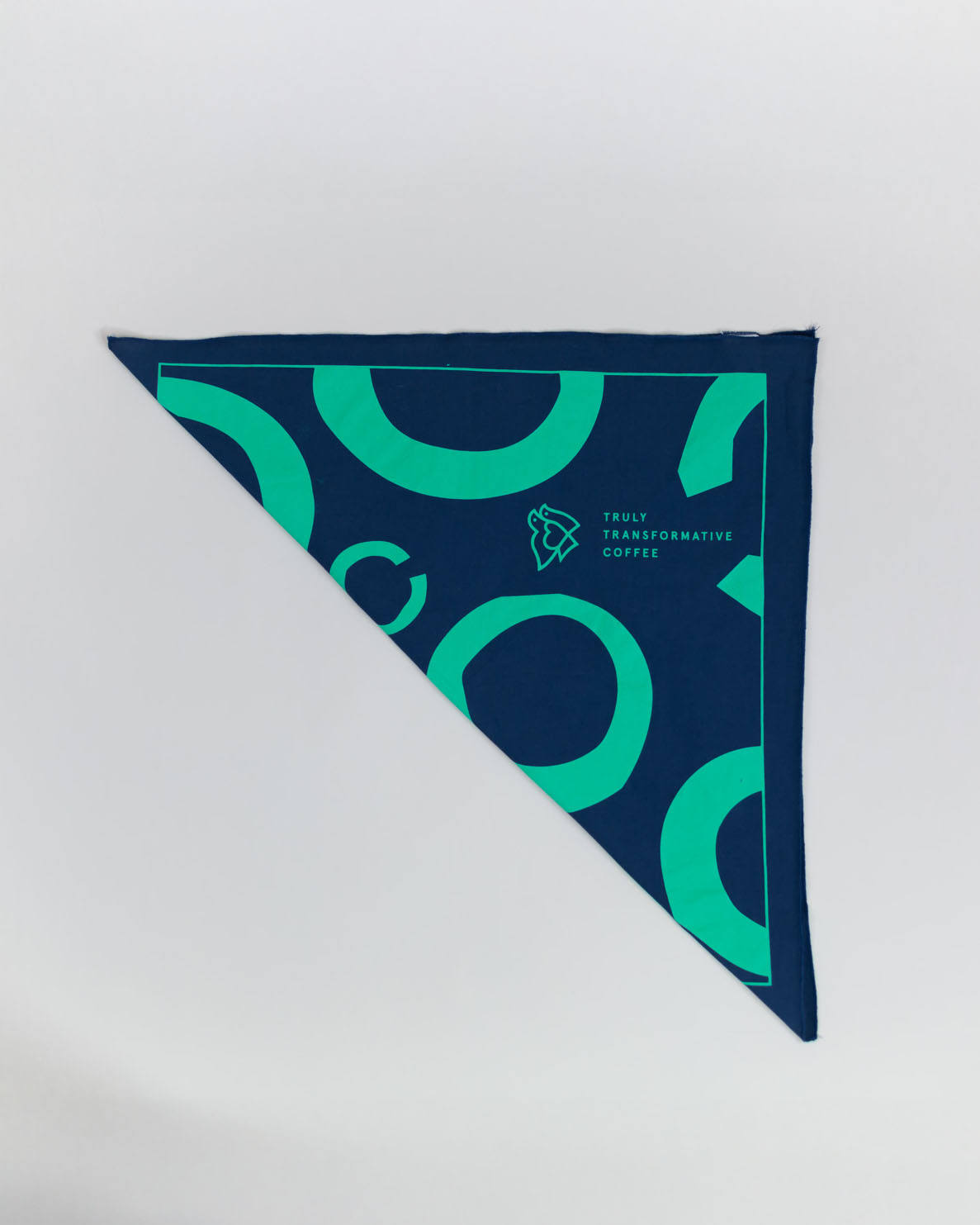 She Brews Bandanna Green & Blue 1