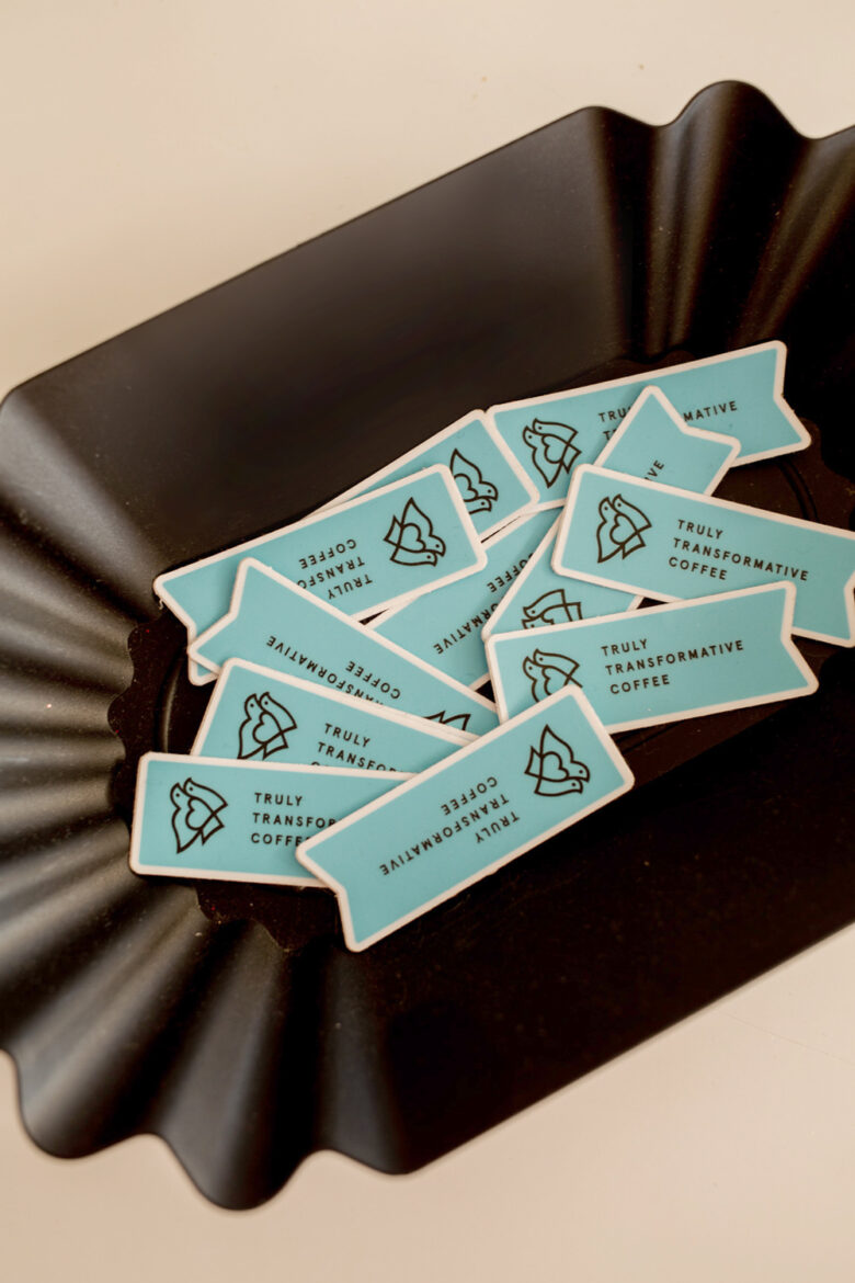 Truly Transformative Coffee Sticker