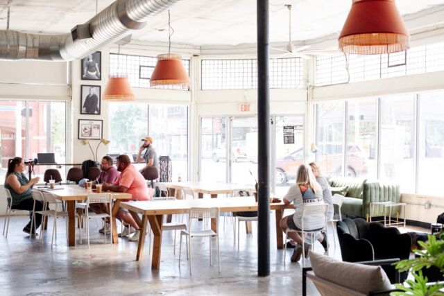 She Brews is always bright and welcoming! ☀️☕ Come in and feel the warmth. ⁠
⁠
#SheBrews #AlwaysWelcoming #BrewingHope #CoffeeWithPurpose #BrightMornings