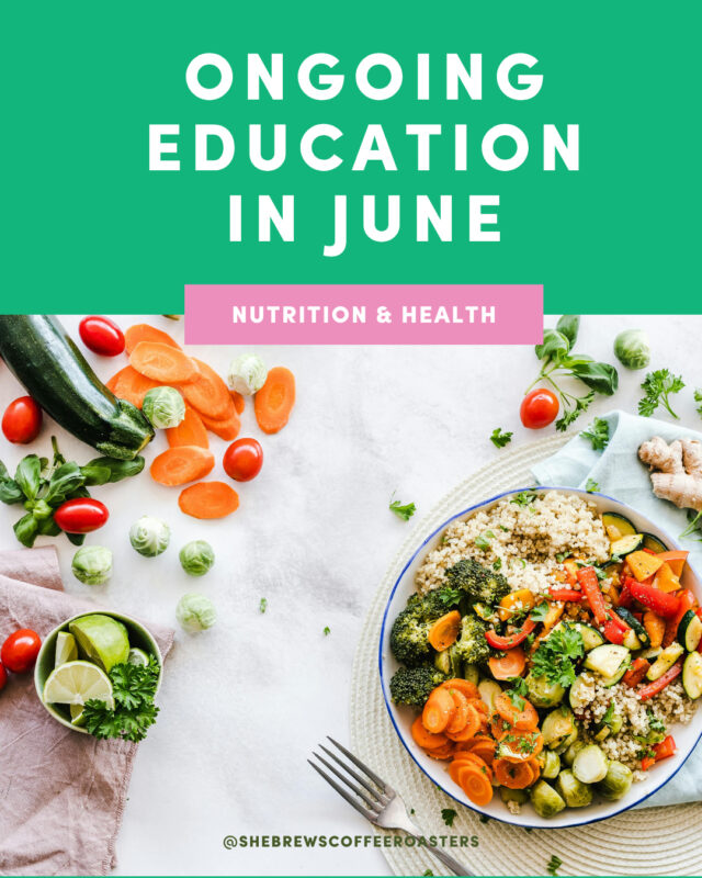 This month, our ongoing education program is a volunteer-led series of workshops on nutrition. Currently, 21.2% of Tulsa County's population suffers from obesity and another 6.5% have been diagnosed with diabetes. We are fortunate to be at ground zero for the Tulsa Farmer's Market, and fresh food is more readily available now than ever before. Time to learn about nourishing our bodies with quality food!⁠
⁠
#CoffeeWithACause #Nutrition #FreshFood #HealThyself #SheBrewsTransitionProgram #TransitionProgram #SheBrews #BrewingUpPurpose #NonprofitCoffee #Tulsa #Oklahoma #OngoingEducation #OnwardAndUpward