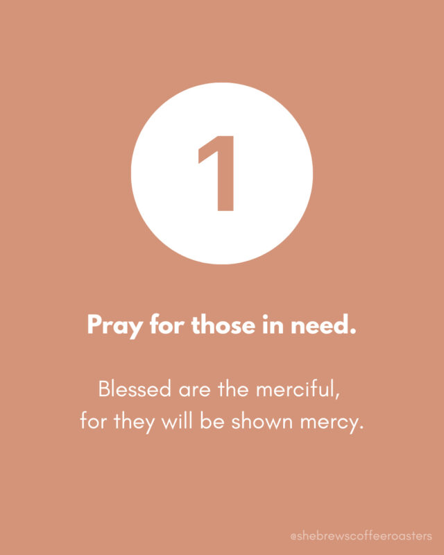 December is here and Christmas is near, so we have prepped an Advent calendar of suggestions to get in the spirit of the season! Today: pray for those in need.⁠
⁠
#TheReasonForTheSeason #SheBrewsTransitionProgram #TransitionProgram #SheBrews #CoffeeWithACause #WakeUpDoGood #BrewingUpPurpose #OnwardAndUpward #TrulyTransformativeCoffee #NonprofitCoffee #Tulsa #Claremore #AdventAction #PrayShareGift