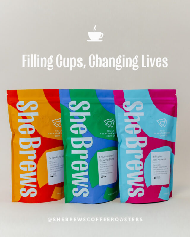 When you buy a bag of She Brews coffee, you're not just getting an exceptional roast—you're funding housing, job training, and second chances. Our retail coffee sales keep growing, proof that Tulsa is choosing coffee with purpose. From light to dark, every roast tells the same story: hope is worth brewing.⁠
⁠
Click the link in bio to order your own beans today!⁠
⁠
#CoffeeWithACause #SheBrewsCoffeeRoasters #SheBrews #BrewingUpPurpose #NonprofitCoffee #Tulsa #Claremore #WakeUpDoGood