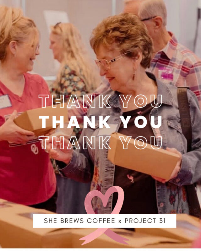 Thank you to our friends at Project 31, including Nick Harris and Edward Jones, for asking us to cater a lovely lunch for 170 breast cancer survivors and supporters. We love to see women thriving, and are blessed to be able to take part in such a lovely event!⁠
⁠
Click the link in our bio to book She Brews catering for your event.⁠
⁠
#CoffeeWithACause #SheBrewsTransitionProgram #TransitionProgram #SheBrews #BrewingUpPurpose #NonprofitCoffee #Tulsa #HavingAParty #BeOurGuest