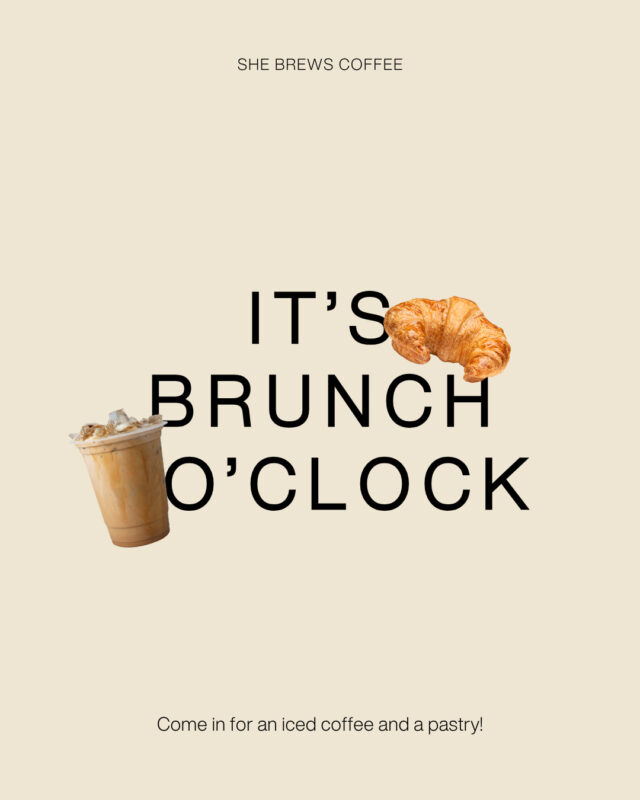 Time for a little treat! Stop by She Brews for a midday pick-me-up.⁠
⁠
#SheBrews #TreatYoself  #NonprofitCoffee #Tulsa #Claremore