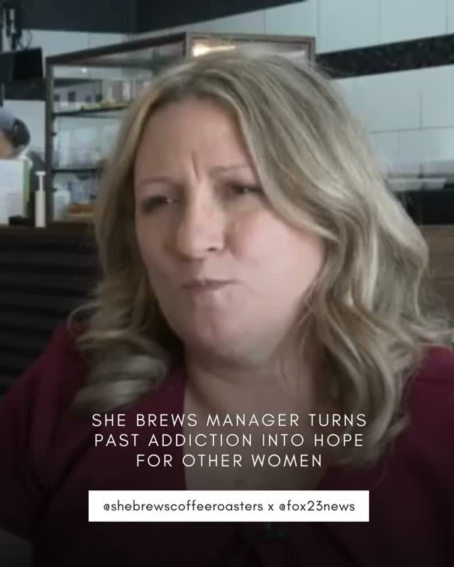On July 1, She Brews elebrated the opening of our expanded Claremore location, which allows us to create more opportunities for formerly incarcerated women to rebuild their lives. Our staff is made up of women who have been through the judicial system and are trying to develop new skills to change their lives—becoming sober, reuniting with their children, learning job skills and finding stability. For our Operations Manager Tamra Bissell, She Brews is much more than a place to work, because it represents a second chance. Watch the rest of her interview with @fox23news at the link in our bio!⁠
⁠
#CoffeeWithACause #SheBrewsTransitionProgram #BrewingUpPurpose #NonprofitCoffee #OnwardAndUpward