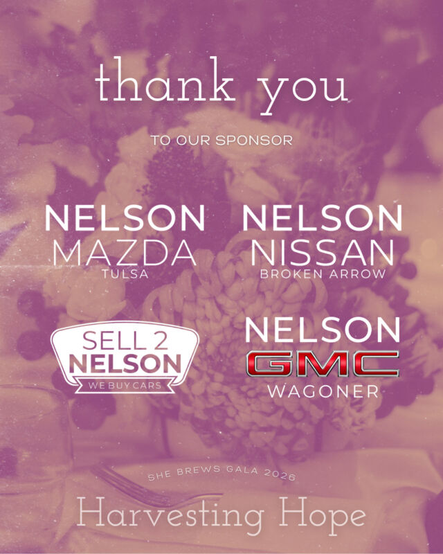 Thank you to our two most recent sponsors, Nelson Group and Surgery Works! Tickets to our 2026 Gala, Harvesting Hope, are now on sale: be a part of changing the lives of women and children in Oklahoma by joining us on October 1 to support She Brews.⁠
⁠
Click the link in our bio to order your tickets today!⁠
⁠
https://givebutter.com/c/2026-gala-harvesting-hope-5aq8yy⁠
⁠
#HarvestingHope #SheBrewsGala #CoffeeWithACause #SheBrewsTransitionProgram #OnwardAndUpward
