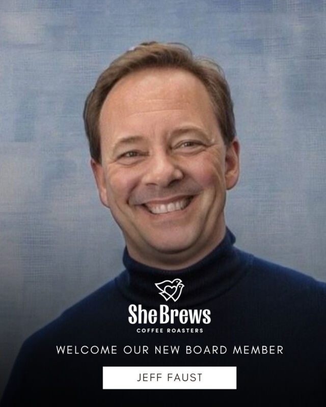 Welcome our newest She Brews Board Member! Jeff Faust, SHRM-CP, SWP, is a seasoned Human Resources professional with more than 20 years of experience. A graduate of The University of Oklahoma, Jeff has spent his career helping leaders and teams work better together, build stronger workplaces, and navigate change with confidence.⁠
⁠
His Human Resources experience includes employee relations and workplace investigations, compensation design, workers’ compensation, EEO reporting, leadership training, coaching, and organizational development. He has supported organizations across various industries, always bringing a practical, people-first approach to complex workplace challenges. Those who know Jeff know he is truly an “HR Nerd”: someone who genuinely enjoys the details of HR while remaining focused on people and relationships.⁠
⁠
Jeff has been happily married to Shannon for 27 years. They have two children, Madeleine and Nathaniel, as well as a golden/berne/doodle named Tucker, and a cat named Nala. Outside of work, Jeff enjoys gardening, singing in the choir at First Methodist Tulsa, traveling, spending time with family, and cheering on his children at volleyball and baseball games.⁠
⁠
We're so happy to have Jeff's many talents on board!⁠
⁠
#CoffeeWithACause #SheBrewsTransitionProgram #OnwardAndUpward #TrulyTransformativeCoffee #NonprofitCoffee